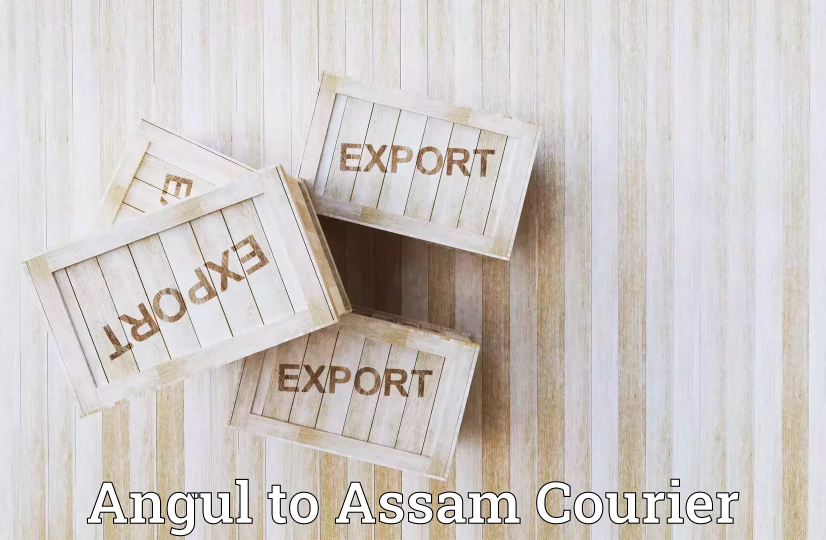 Subscription-based courier Angul to Cachar