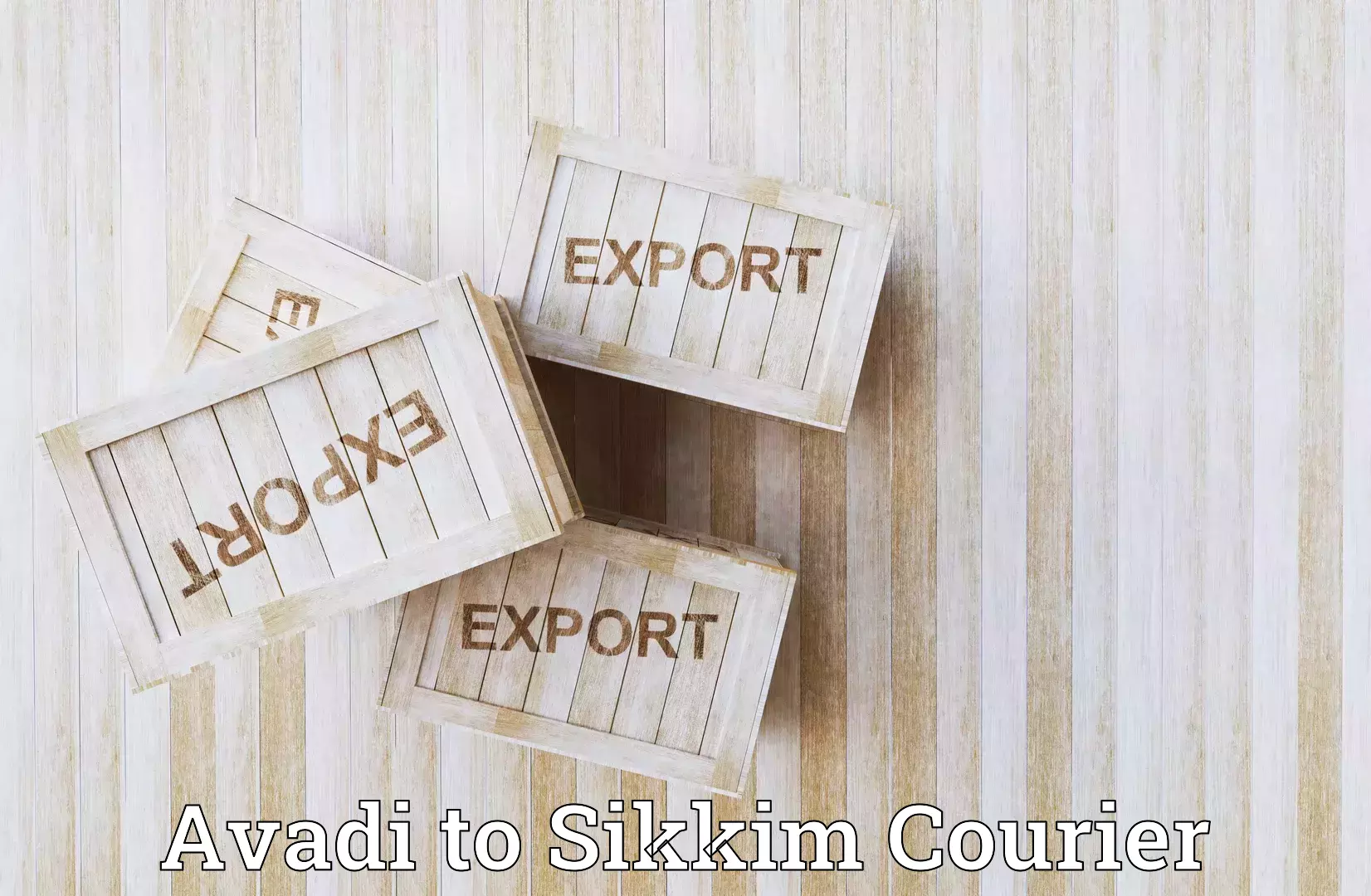 Express package transport Avadi to North Sikkim