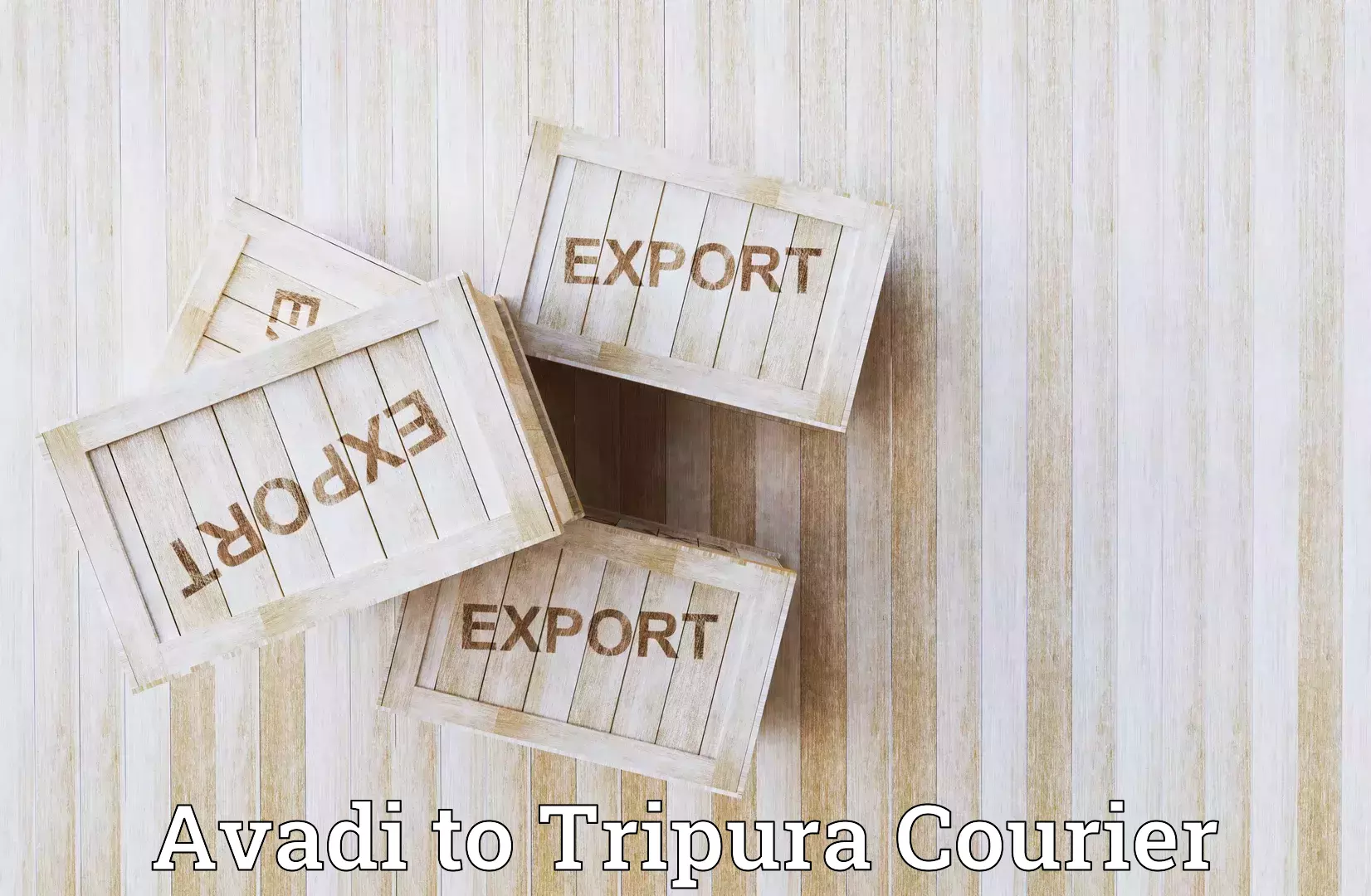 Supply chain efficiency Avadi to West Tripura