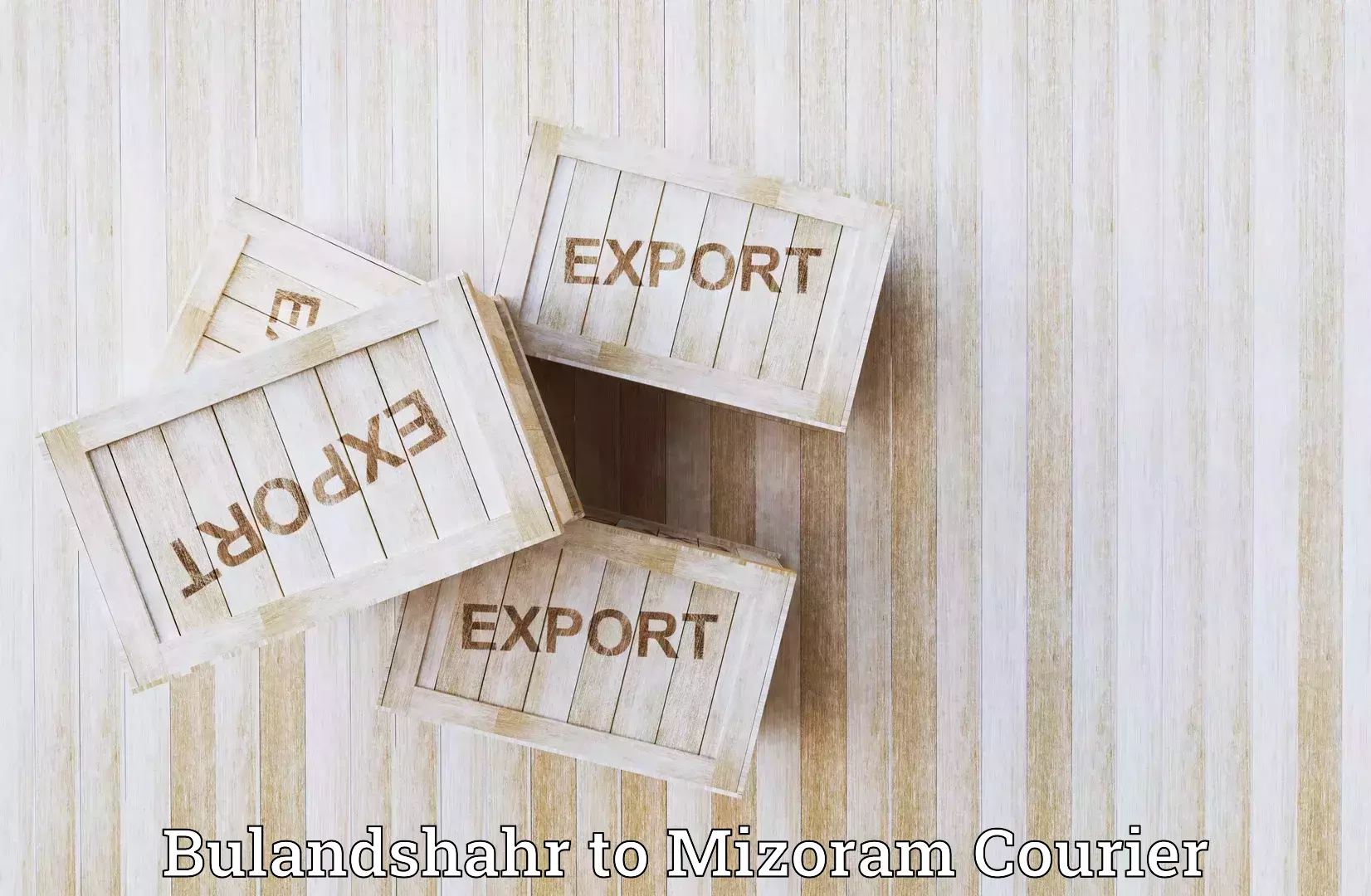Cost-effective courier options in Bulandshahr to Mizoram University Aizawl