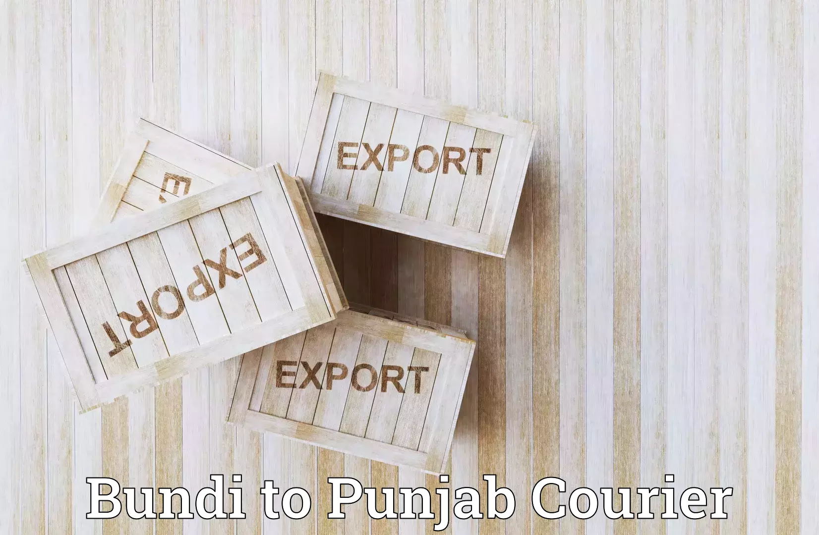 High-priority parcel service Bundi to Punjab