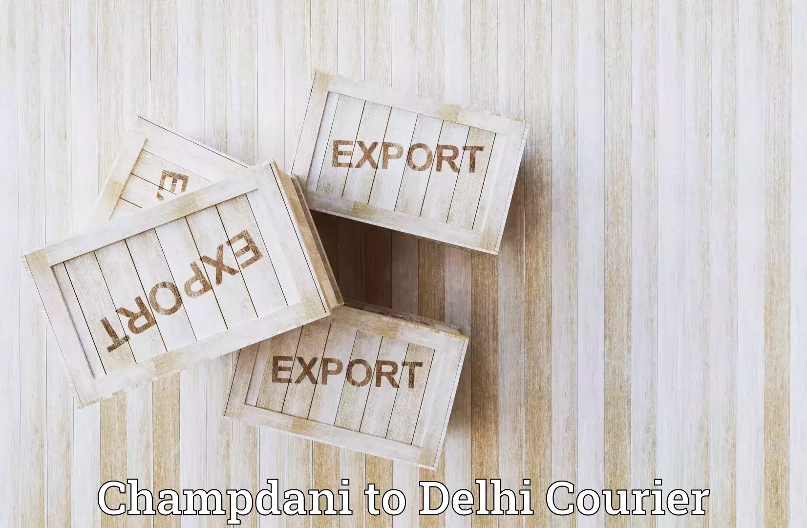 Courier services Champdani to Jamia Hamdard New Delhi
