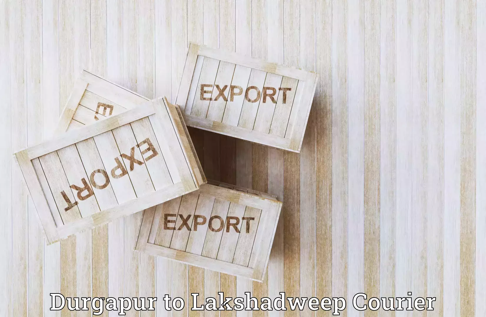 International courier networks Durgapur to Lakshadweep