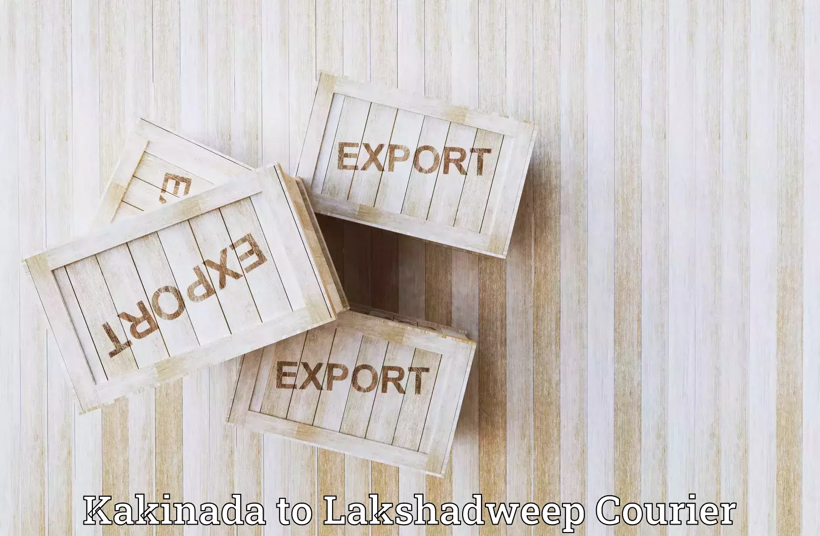 Custom logistics solutions Kakinada to Lakshadweep