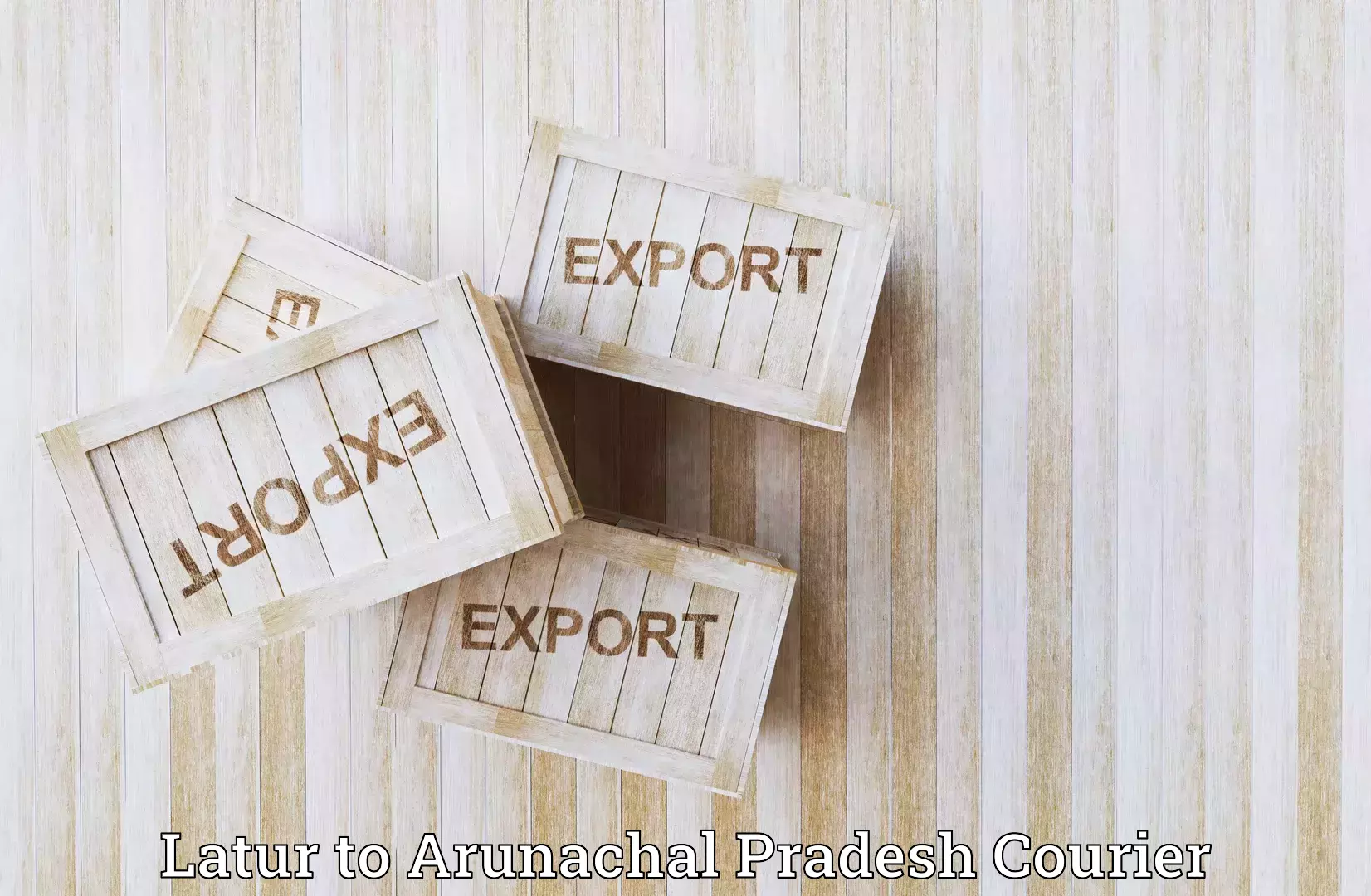 International parcel service Latur to Arunachal Pradesh