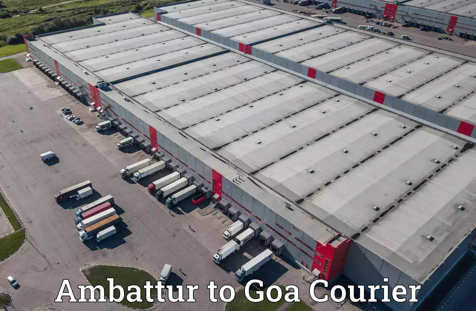 High-capacity courier solutions Ambattur to Goa