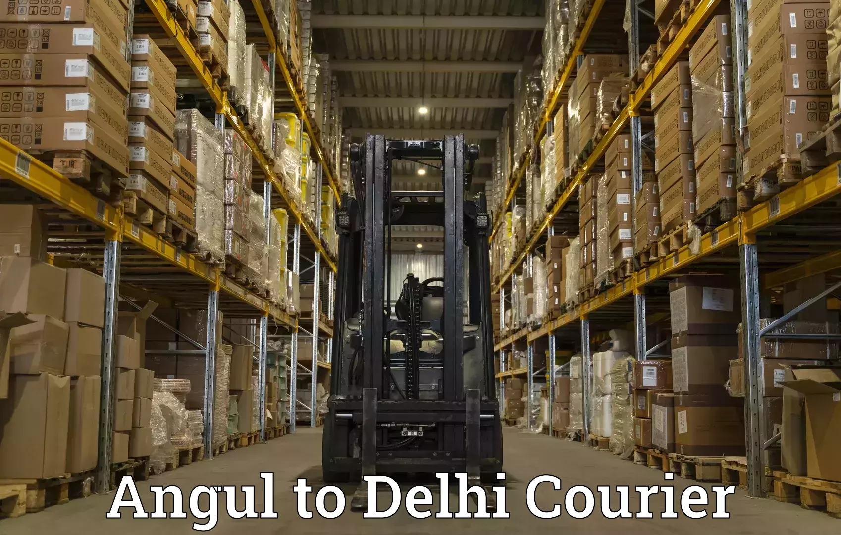 End-to-end delivery in Angul to Delhi Technological University DTU