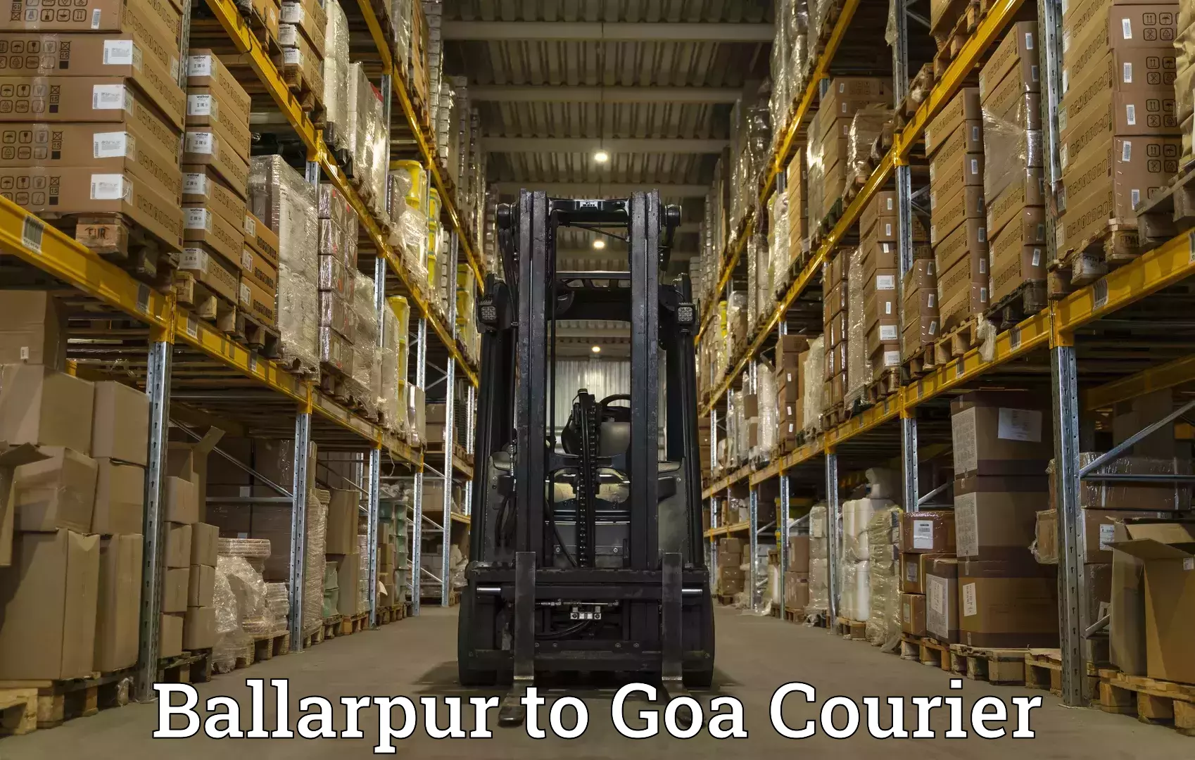 Reliable courier services Ballarpur to Panaji
