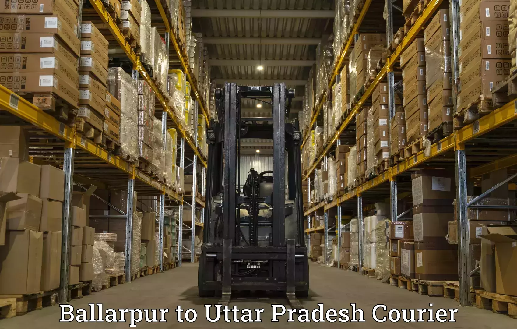 Urban courier service Ballarpur to Aligarh Muslim University