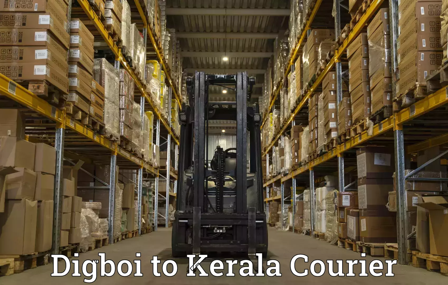 Affordable parcel service Digboi to Kerala