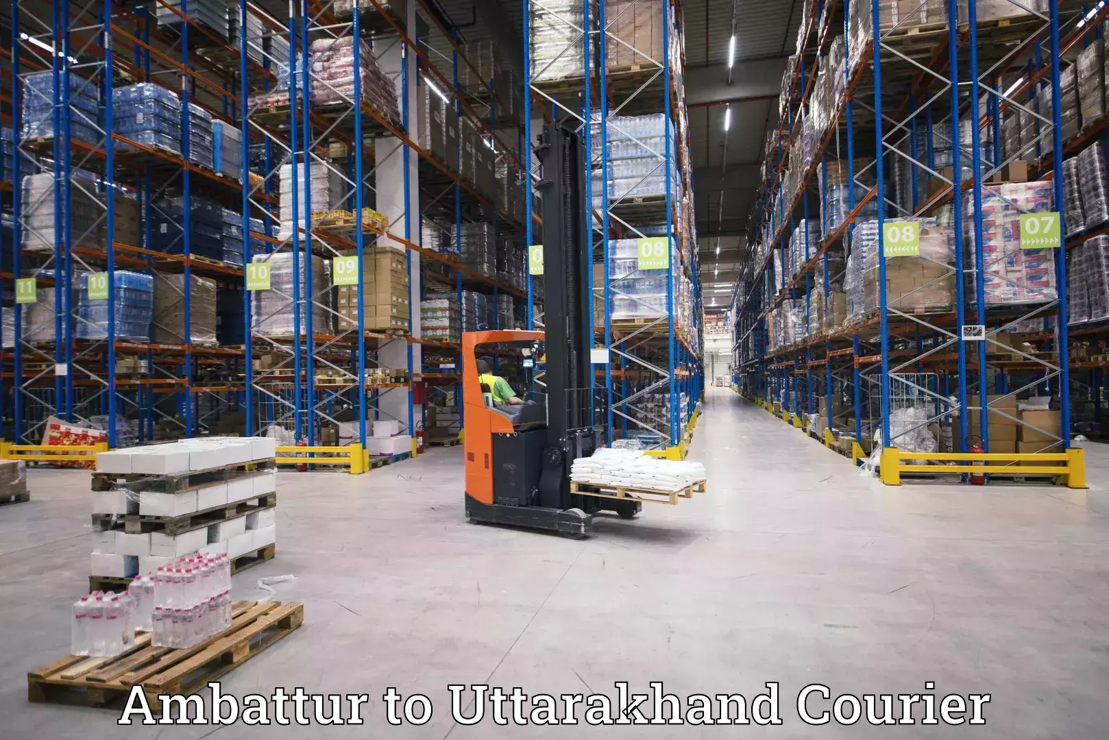 Smart logistics solutions Ambattur to Srinagar Pauri Garhwal