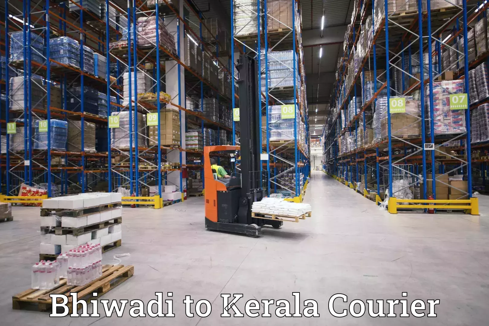 Custom courier solutions Bhiwadi to Kozhencherry