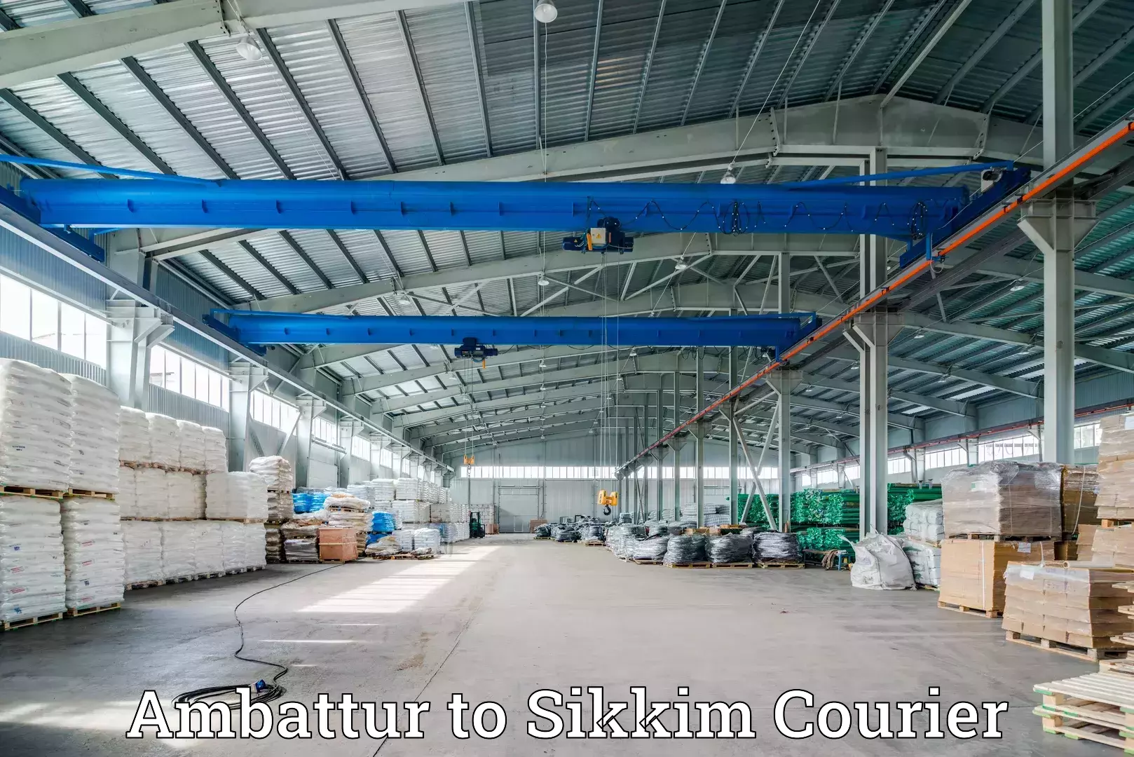 Cost-effective shipping solutions Ambattur to Sikkim