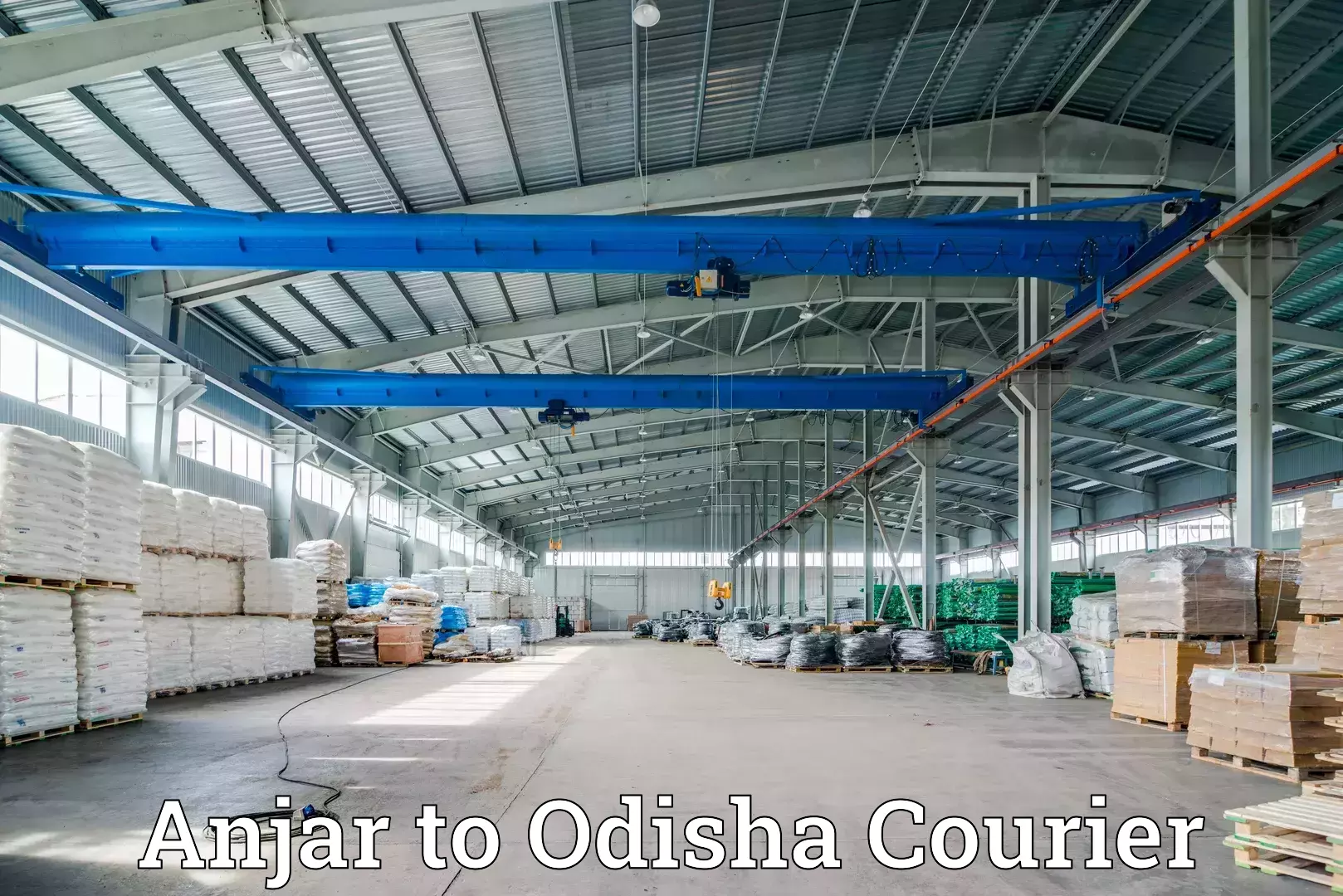 Comprehensive shipping network in Anjar to Odisha
