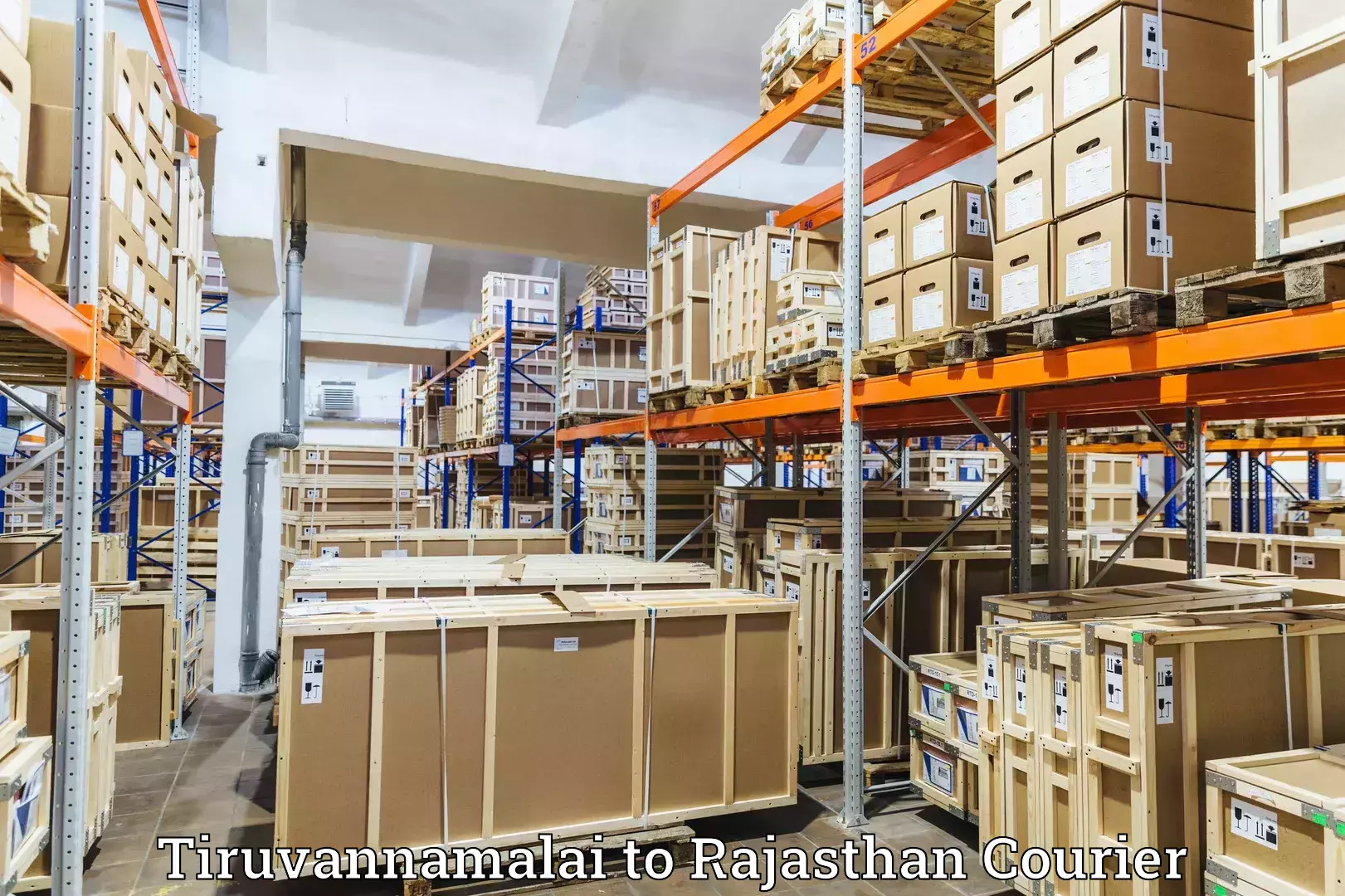 Parcel service for businesses in Tiruvannamalai to Lalsot
