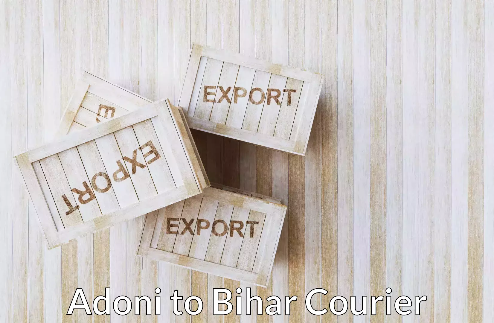 Furniture moving plans Adoni to Bihar