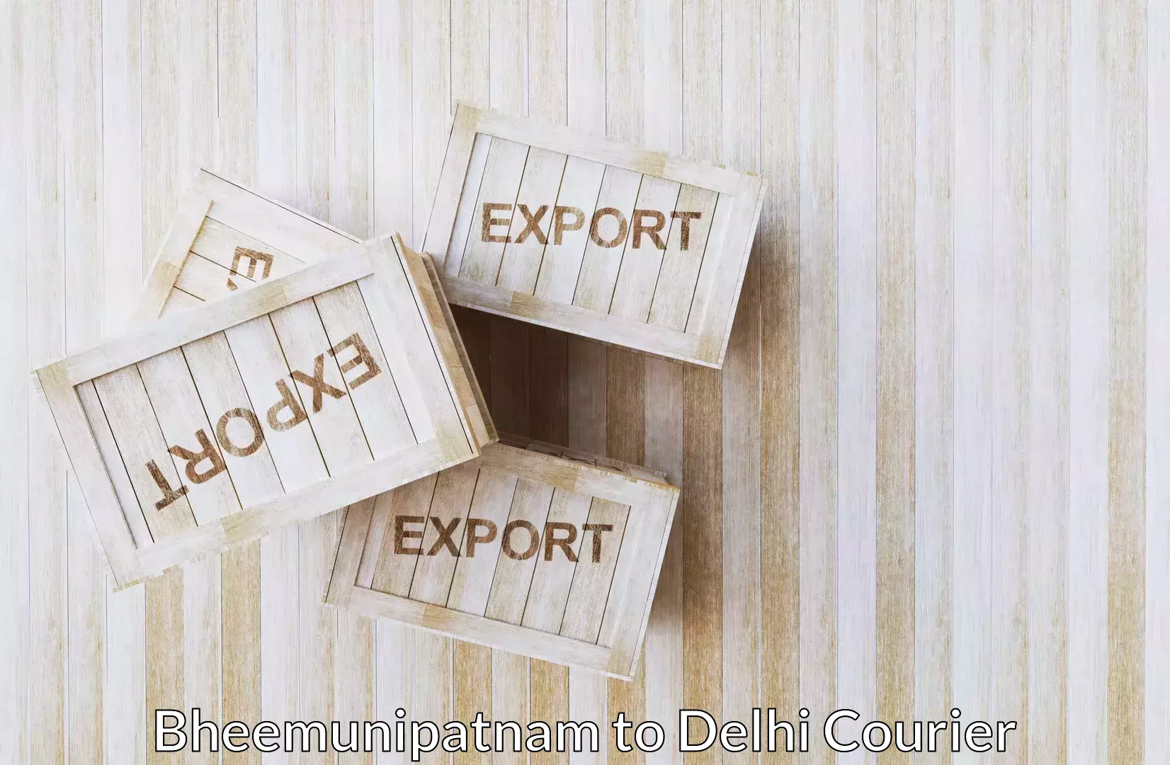 Home goods moving company Bheemunipatnam to Delhi