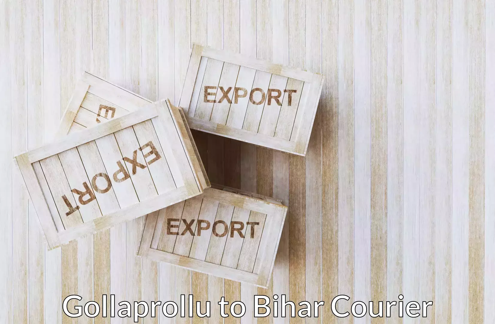 Affordable relocation solutions Gollaprollu to Bihar