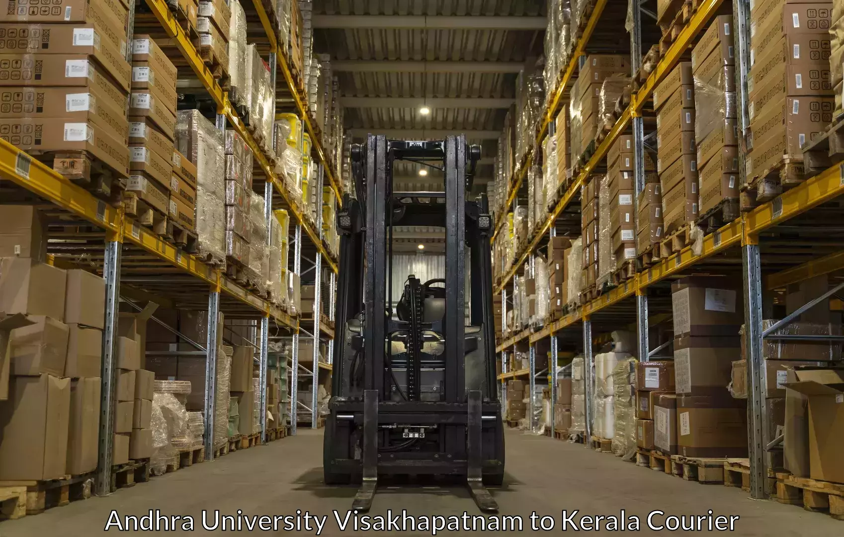 Furniture moving and handling Andhra University Visakhapatnam to Pazhayannur