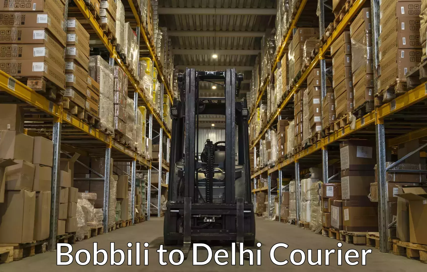 Advanced household relocation Bobbili to University of Delhi