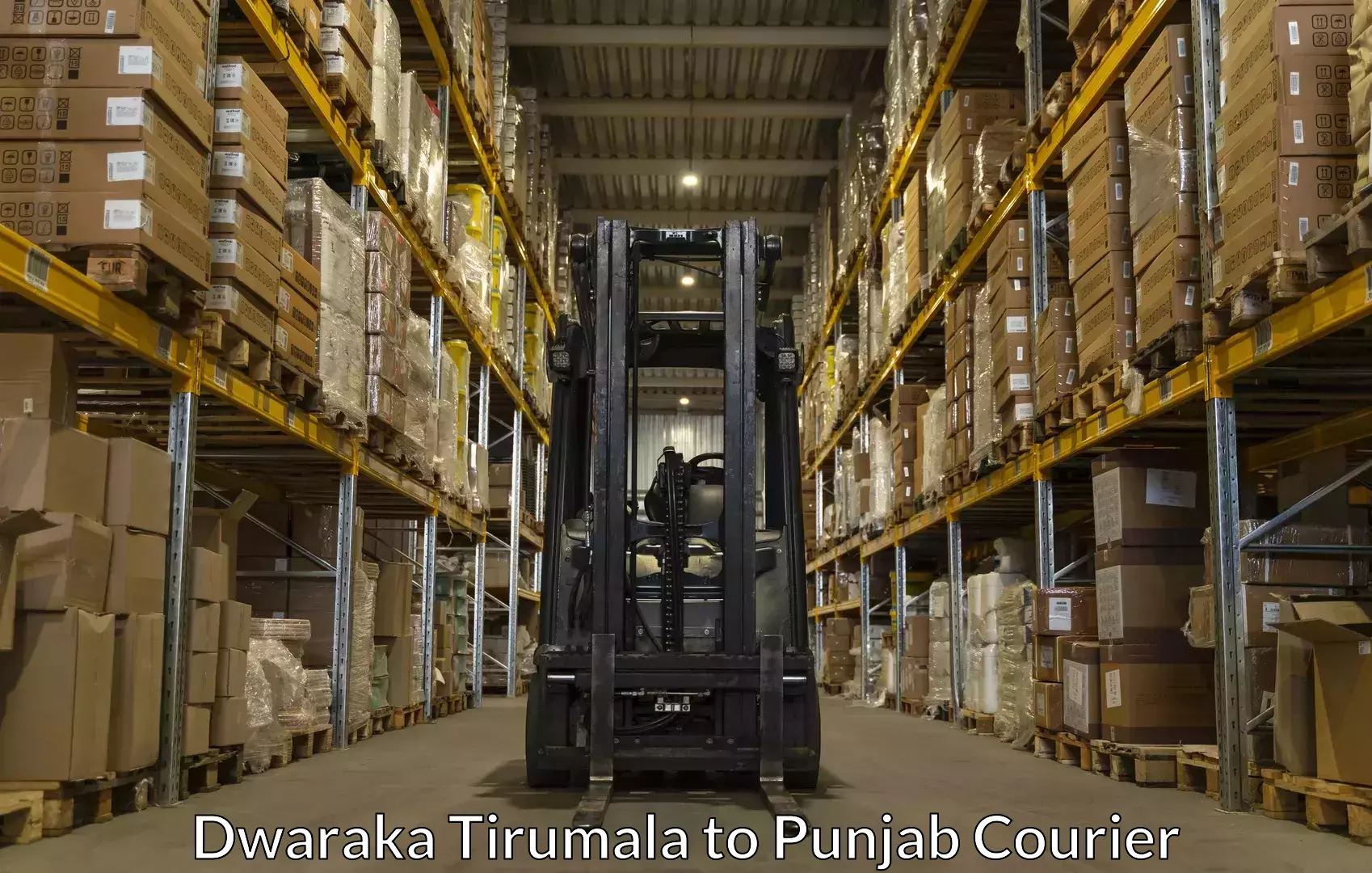 Full-service relocation Dwaraka Tirumala to Sangrur