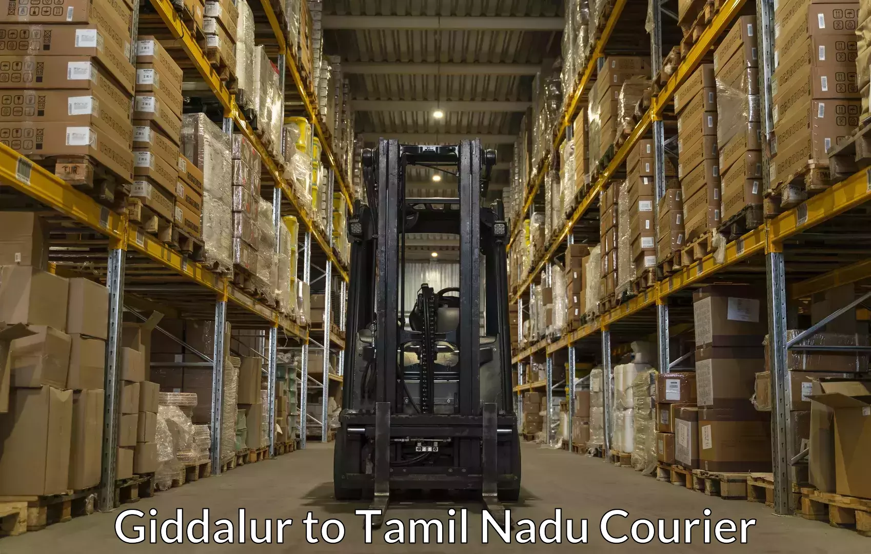 Furniture logistics Giddalur to Vriddhachalam