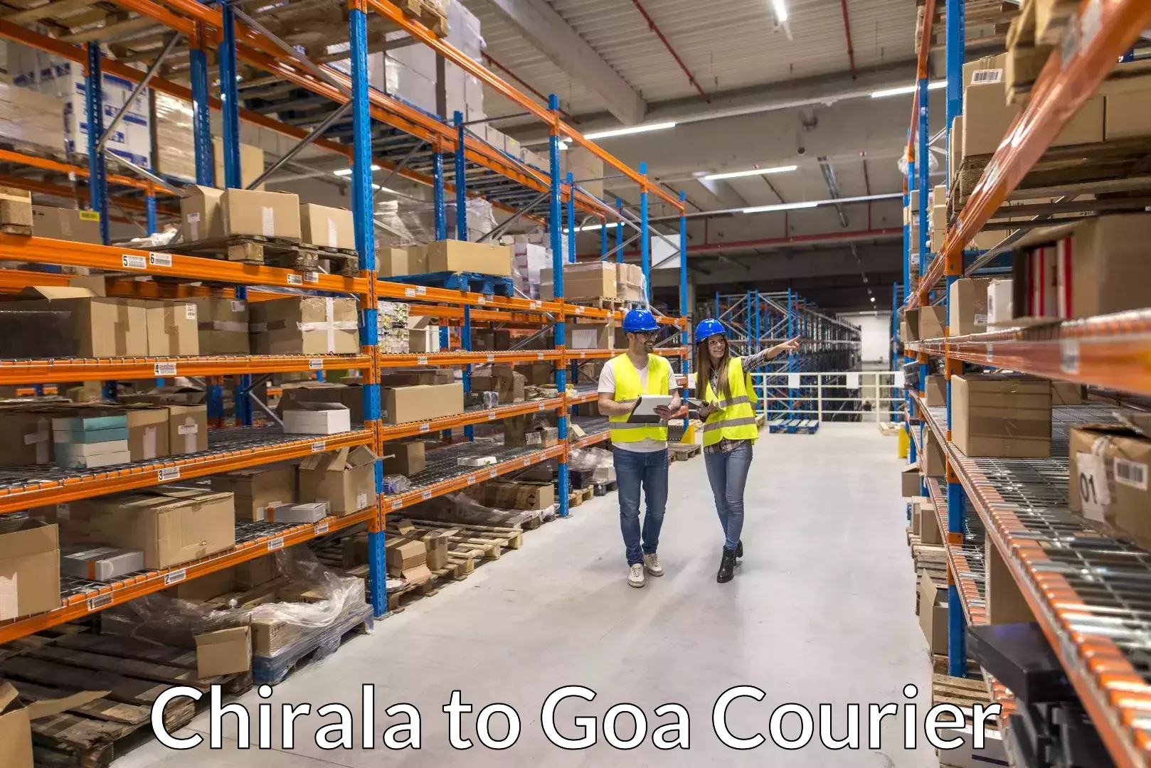 Household goods movers in Chirala to Vasco da Gama