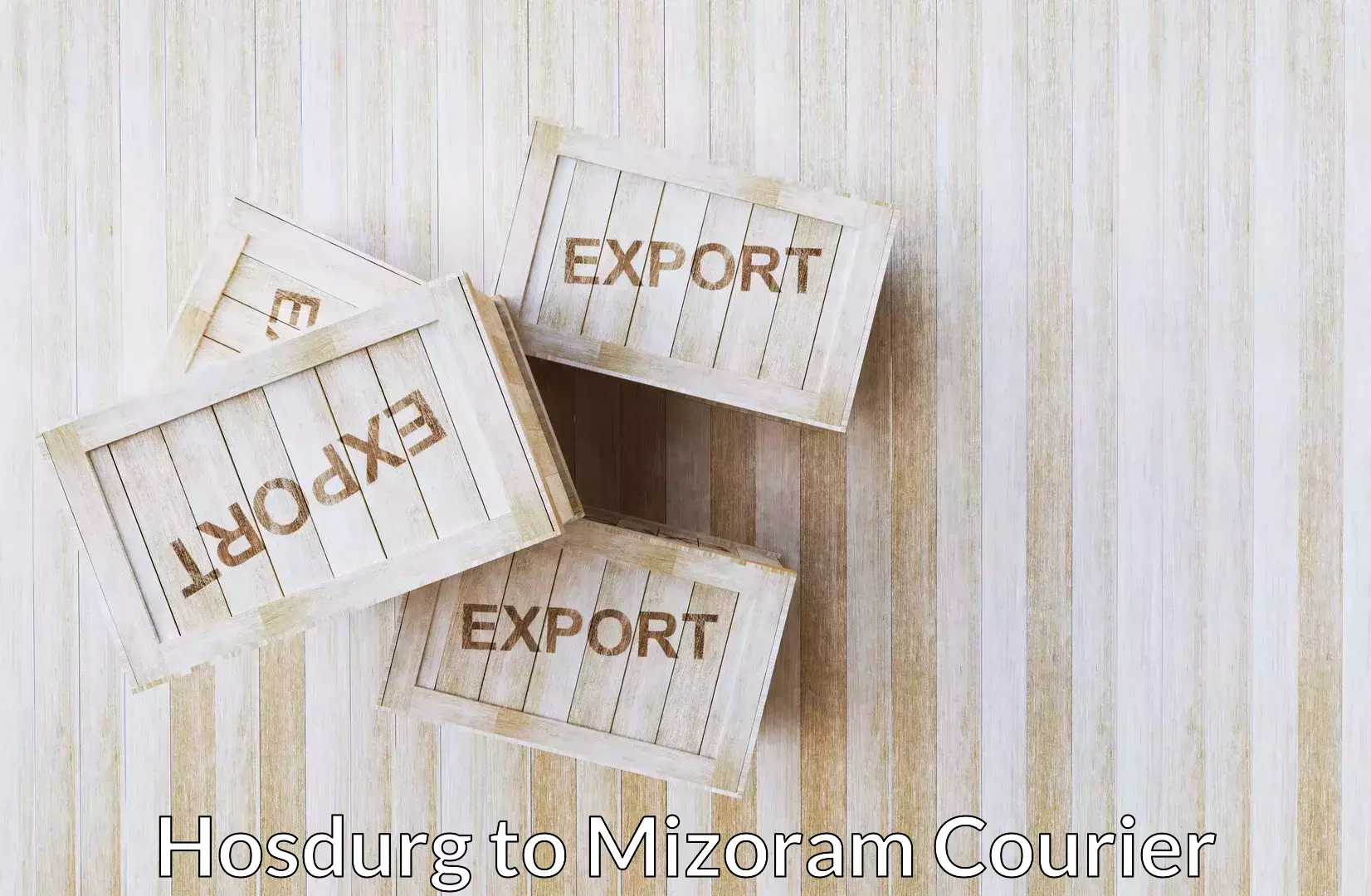 Streamlined baggage courier Hosdurg to Mizoram