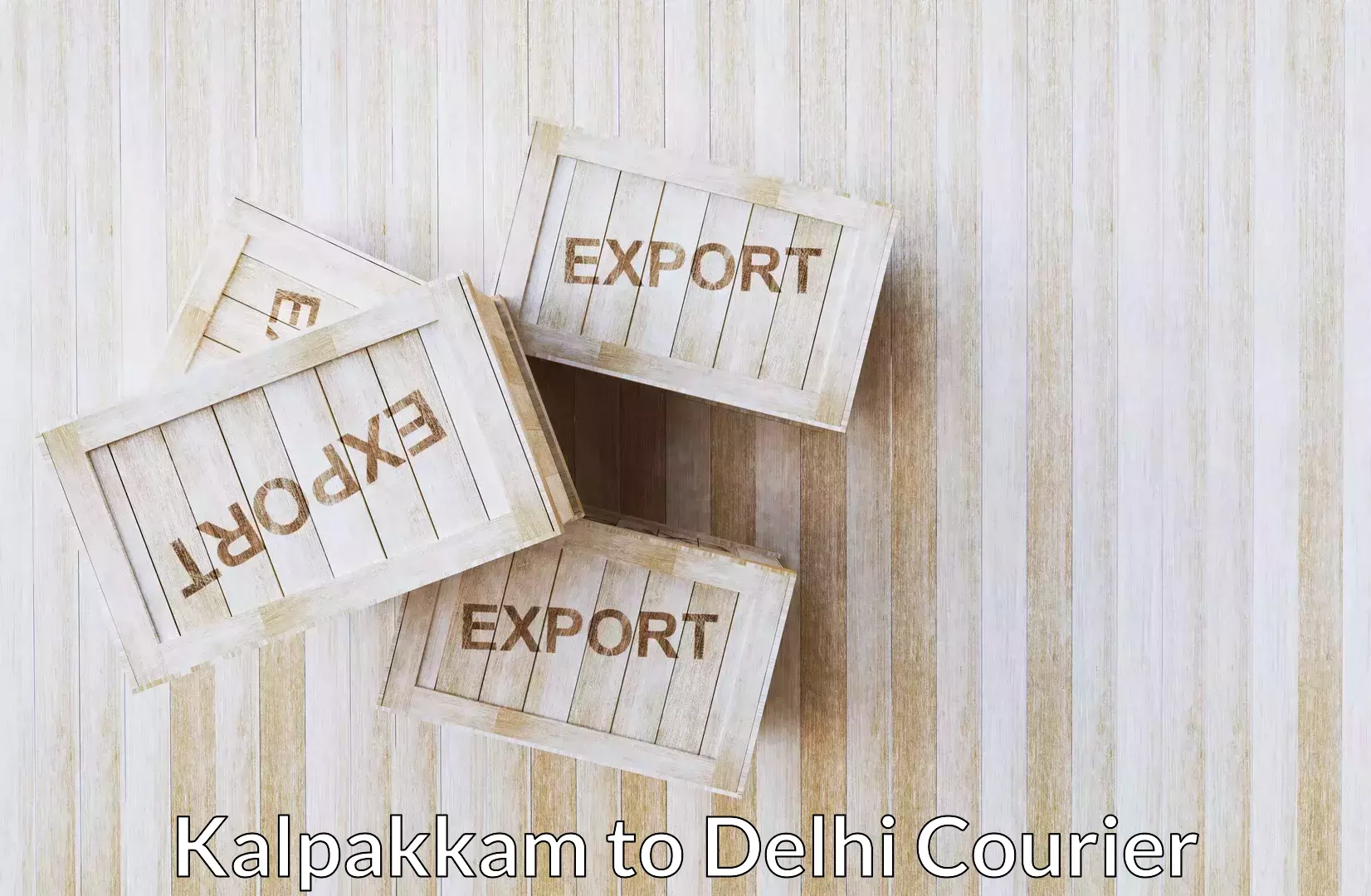 Baggage courier advice Kalpakkam to IIT Delhi
