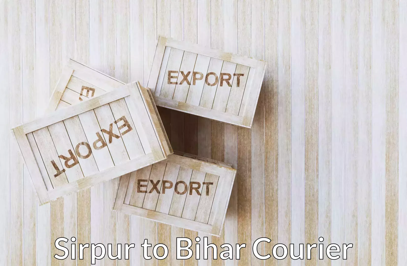 Short distance baggage courier in Sirpur to Piro