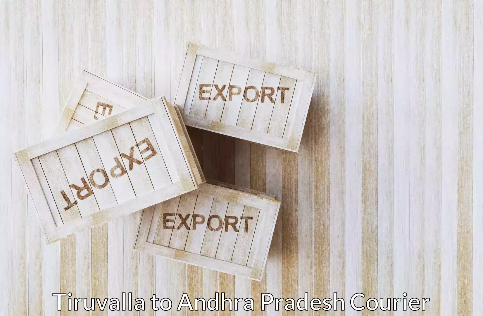 Bulk luggage shipping in Tiruvalla to Bhimadole