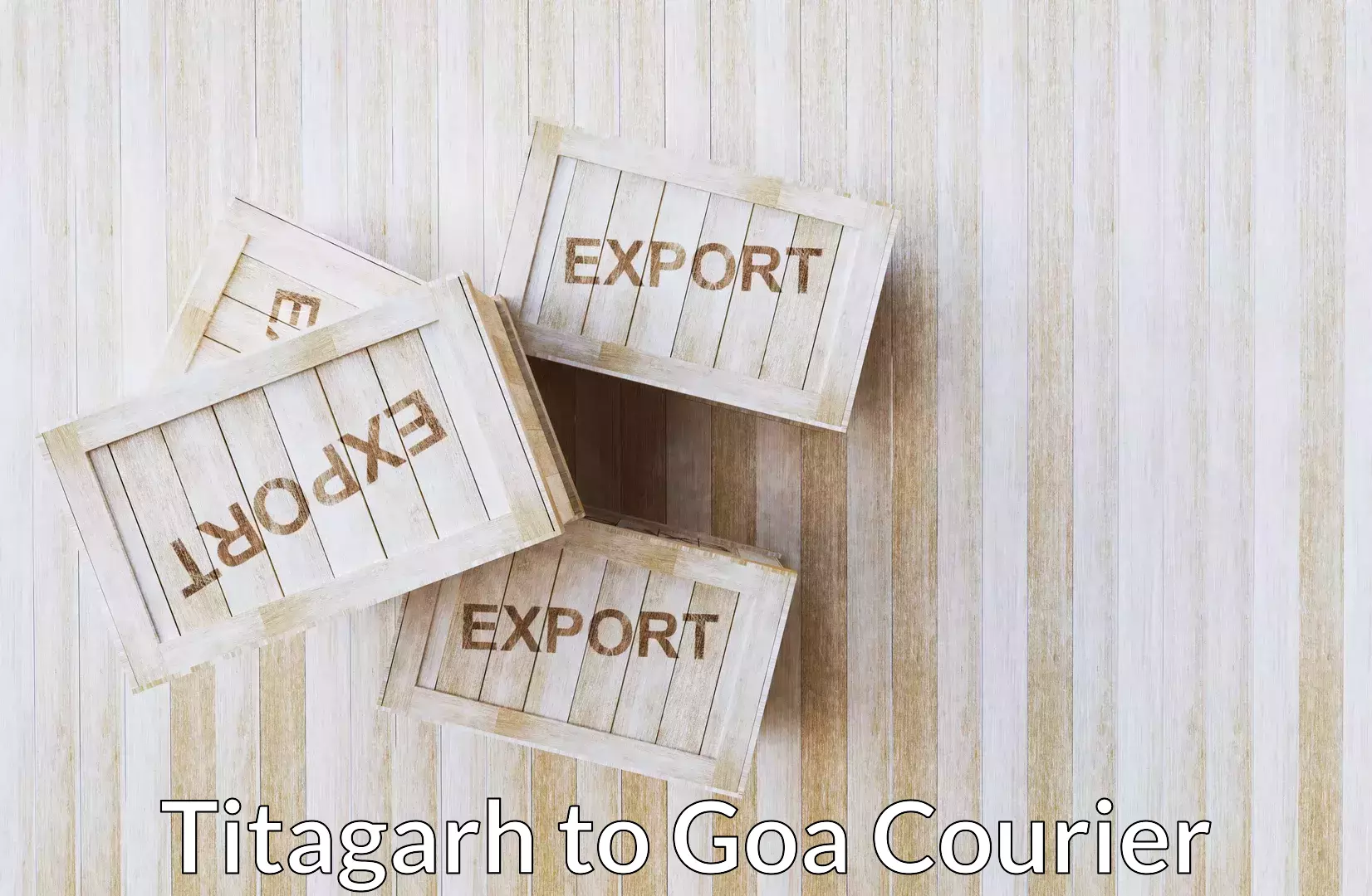 Baggage delivery estimate Titagarh to IIT Goa