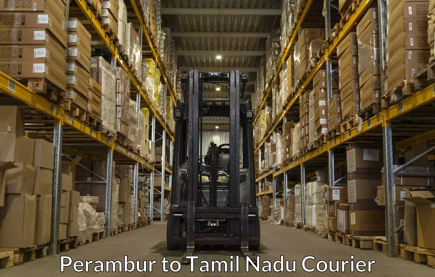 Baggage shipping schedule Perambur to Thiruthuraipoondi