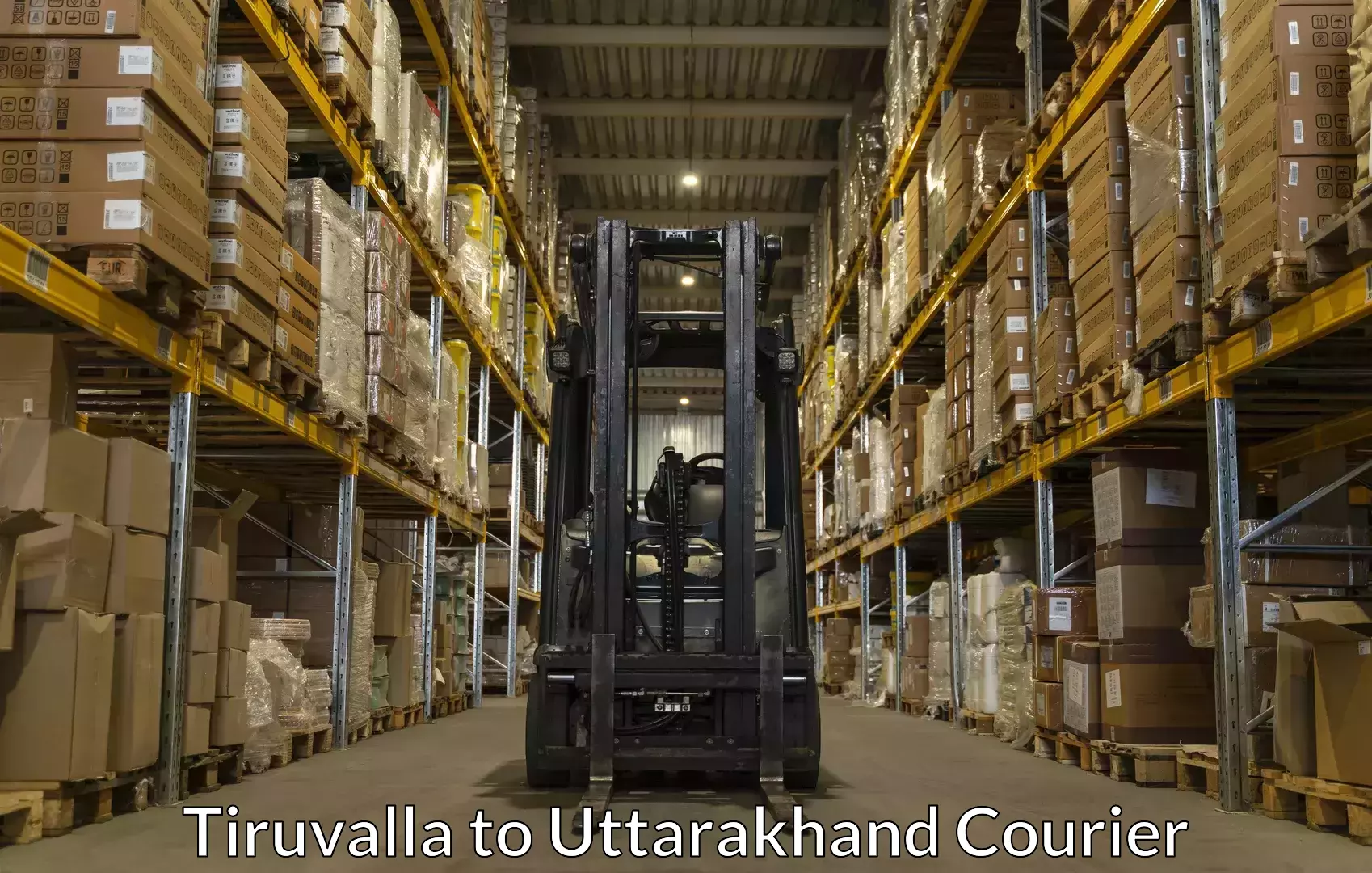 Comprehensive baggage courier Tiruvalla to Uttarakhand