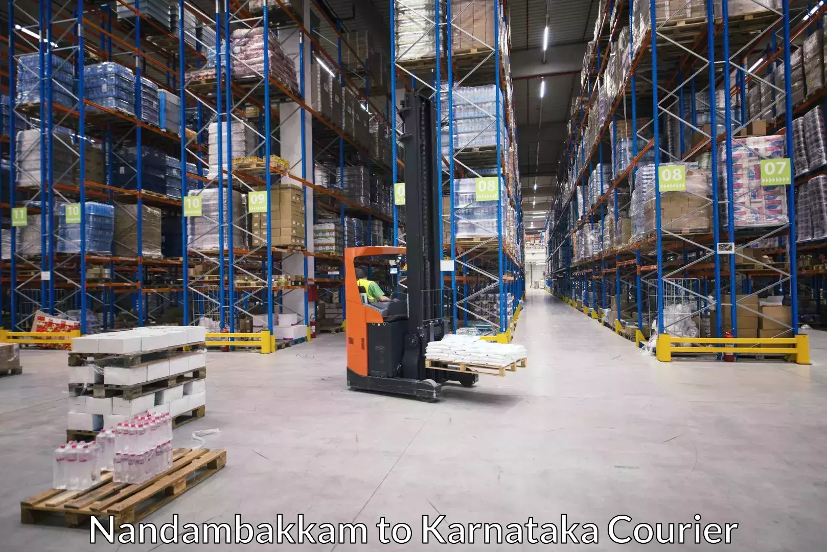 Door to hotel baggage transport Nandambakkam to Pavagada