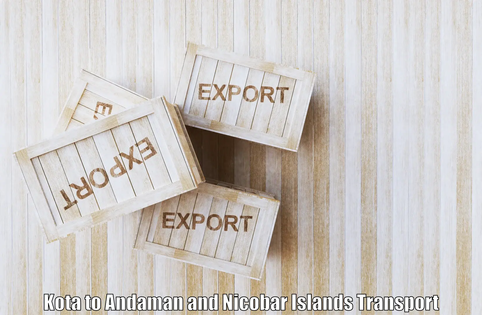 Cargo transport services Kota to Andaman and Nicobar Islands