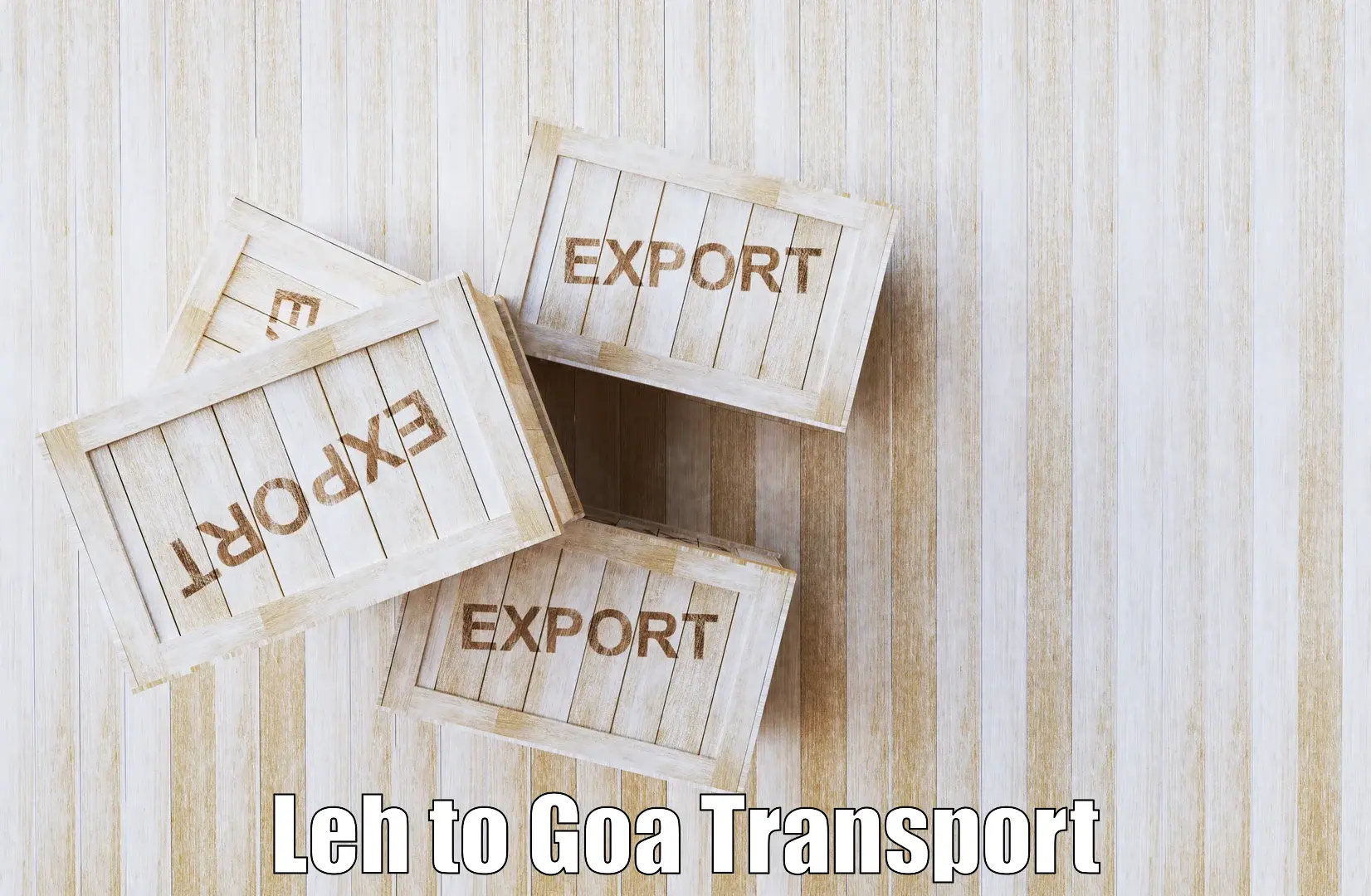 Express transport services Leh to Sanvordem