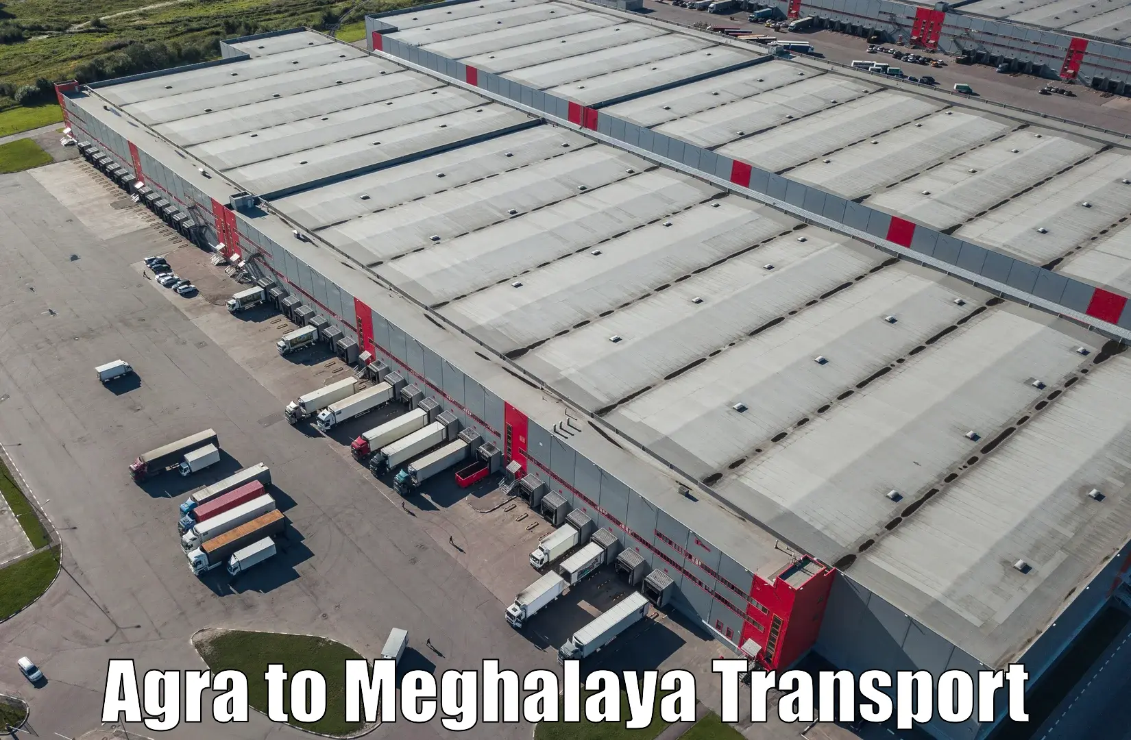 Land transport services Agra to Meghalaya
