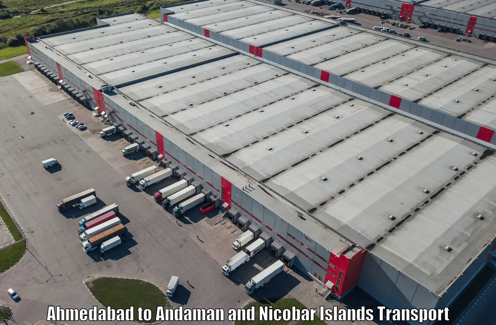 India truck logistics services Ahmedabad to Nicobar