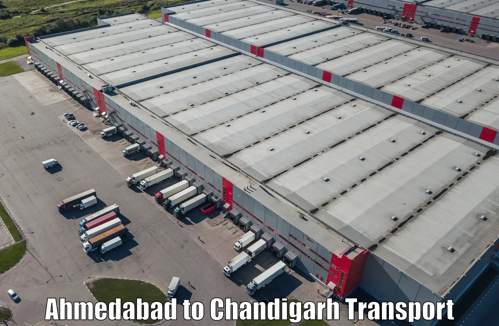 Logistics transportation services Ahmedabad to Chandigarh
