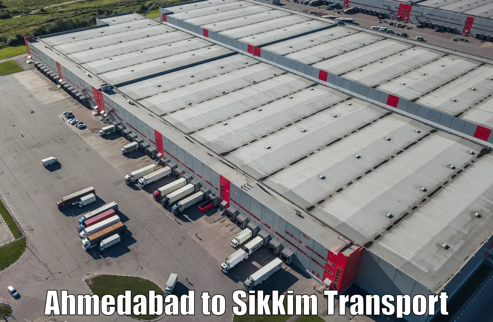 Part load transport service in India Ahmedabad to Singtam