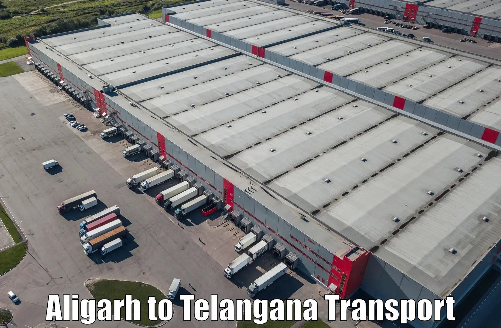 Truck transport companies in India Aligarh to Suryapet