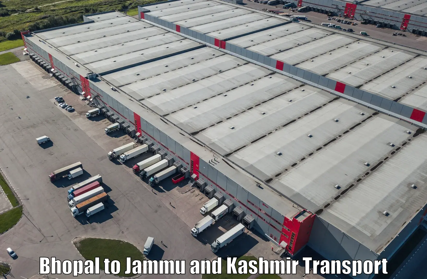 Cargo train transport services Bhopal to Shopian