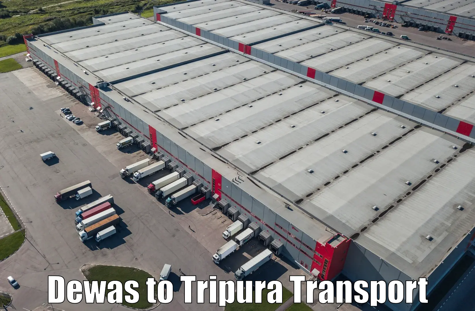 International cargo transportation services Dewas to South Tripura