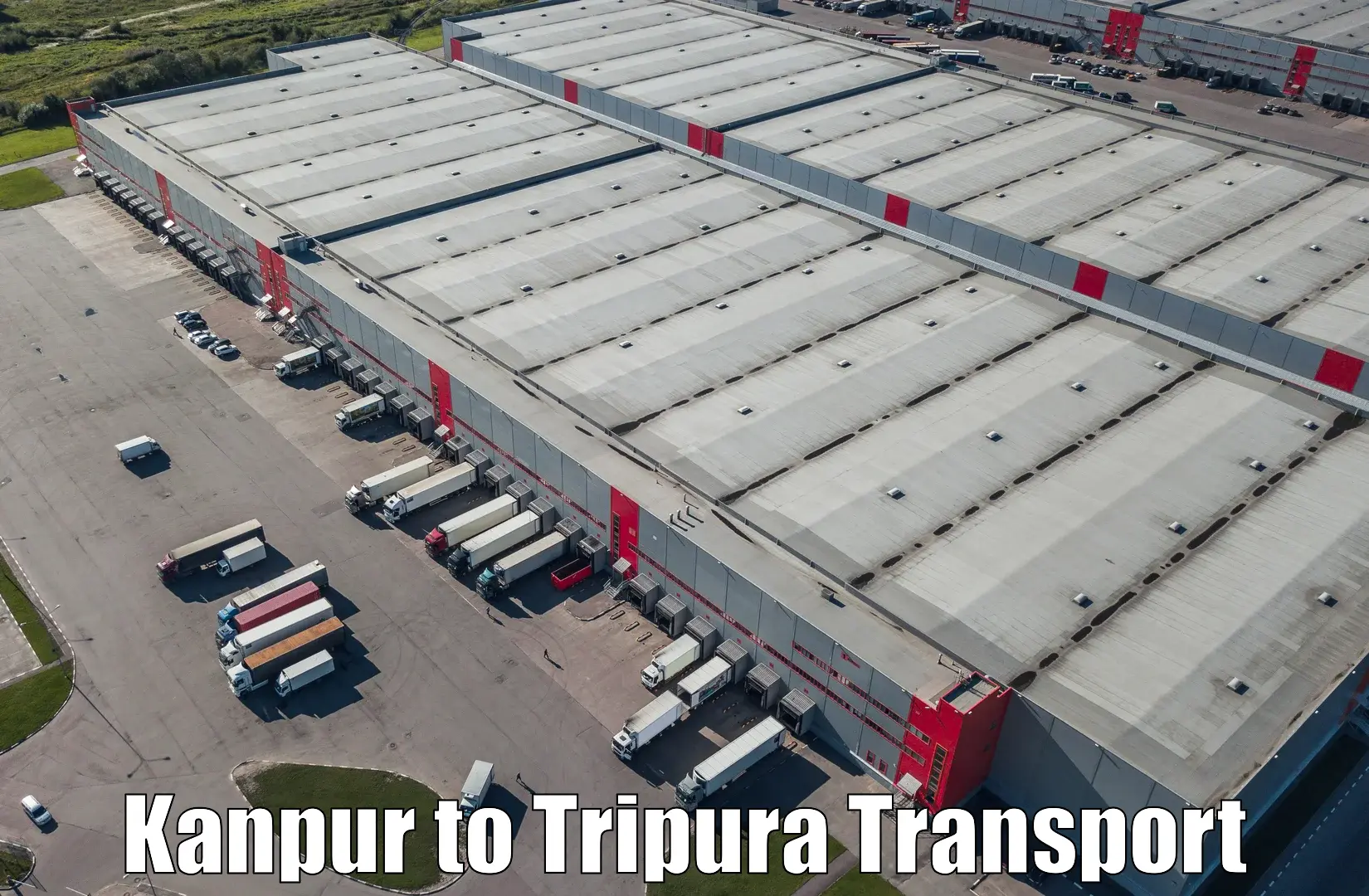 Door to door transport services Kanpur to Tripura
