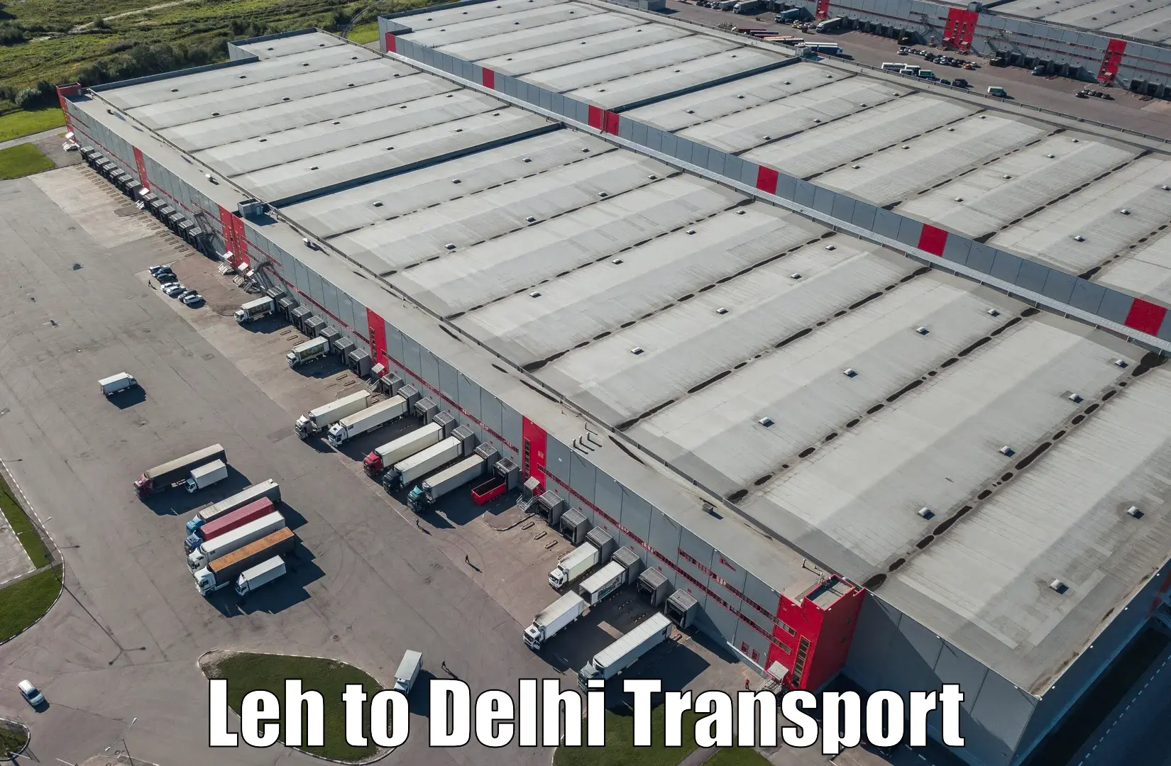 Domestic goods transportation services Leh to Jamia Millia Islamia New Delhi