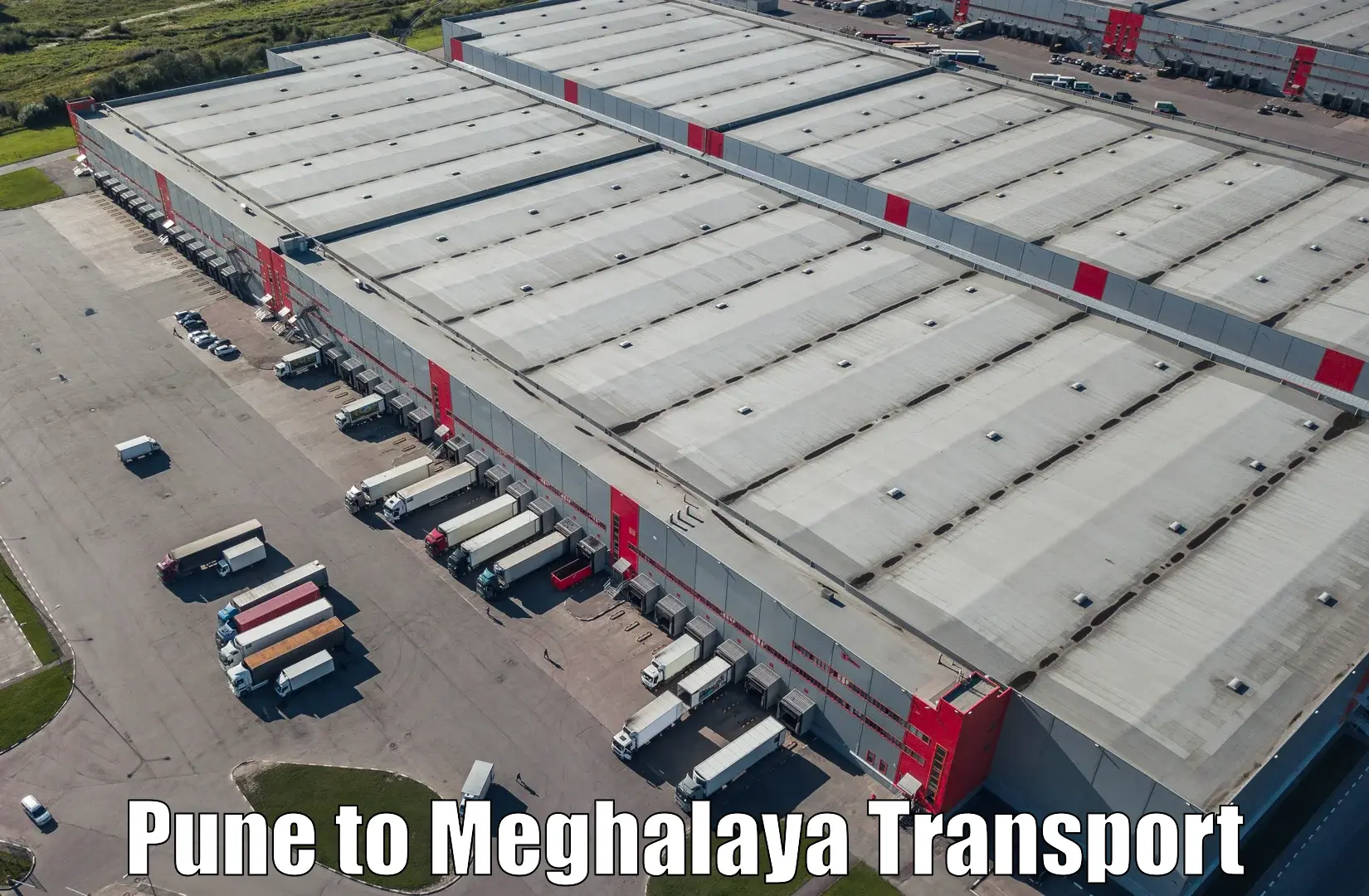 Online transport booking Pune to Meghalaya