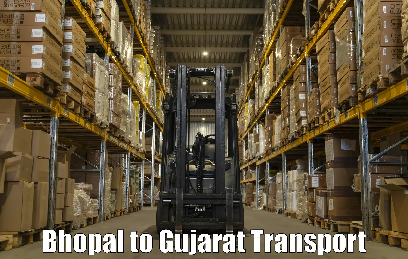 Material transport services Bhopal to Kalol