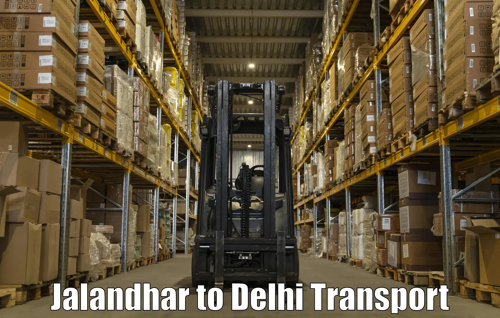 Vehicle parcel service Jalandhar to NIT Delhi