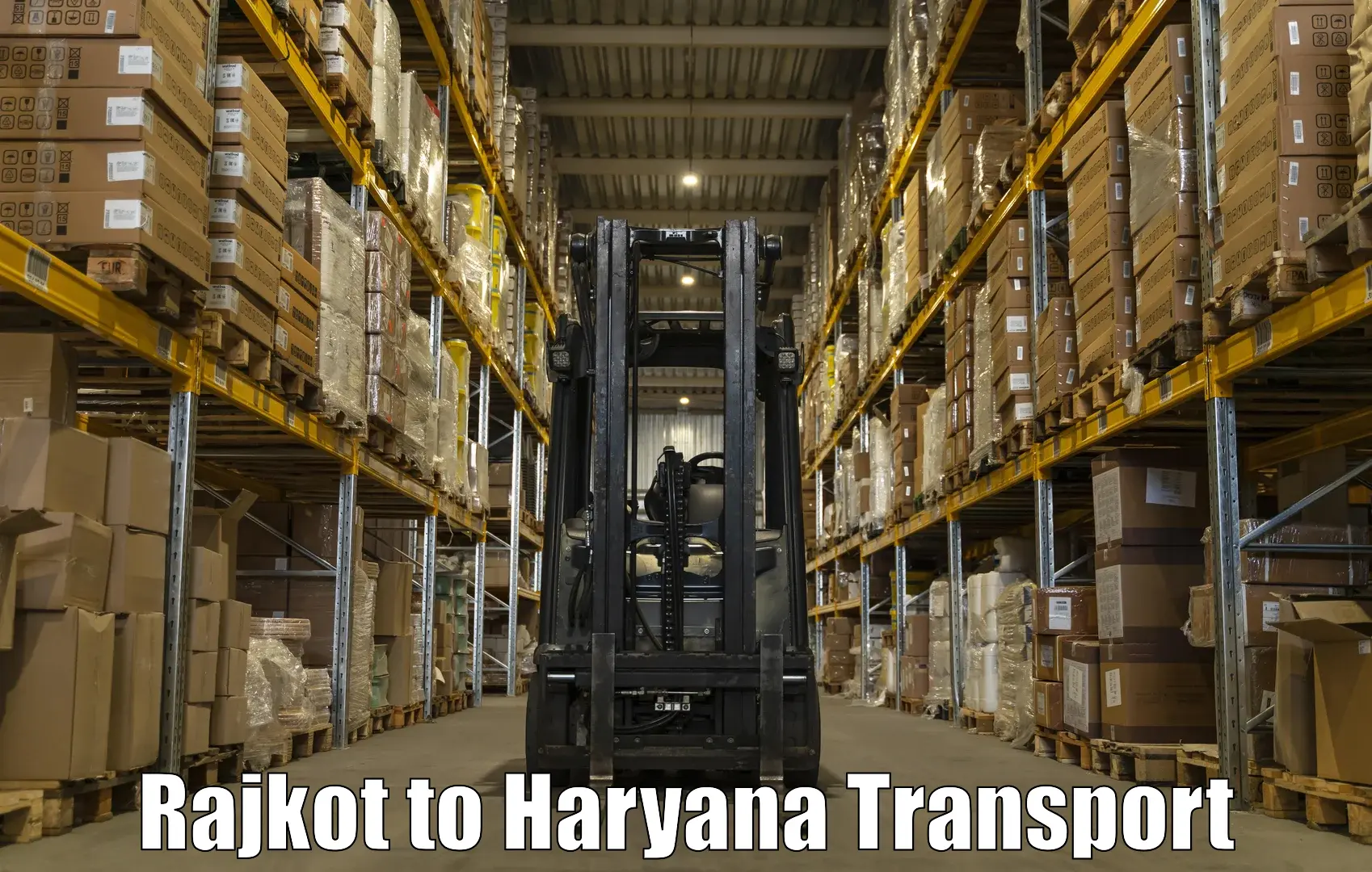 Transportation services in Rajkot to Sonipat